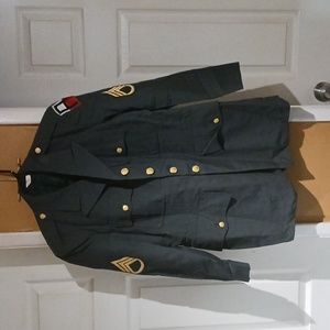 VTG US Army Men's Vietnam War Era Green Class A Dress Uniform Jacket. Size 37S